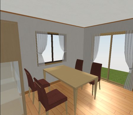 3Dマイホームデザイナーで住宅設備・家具を配置