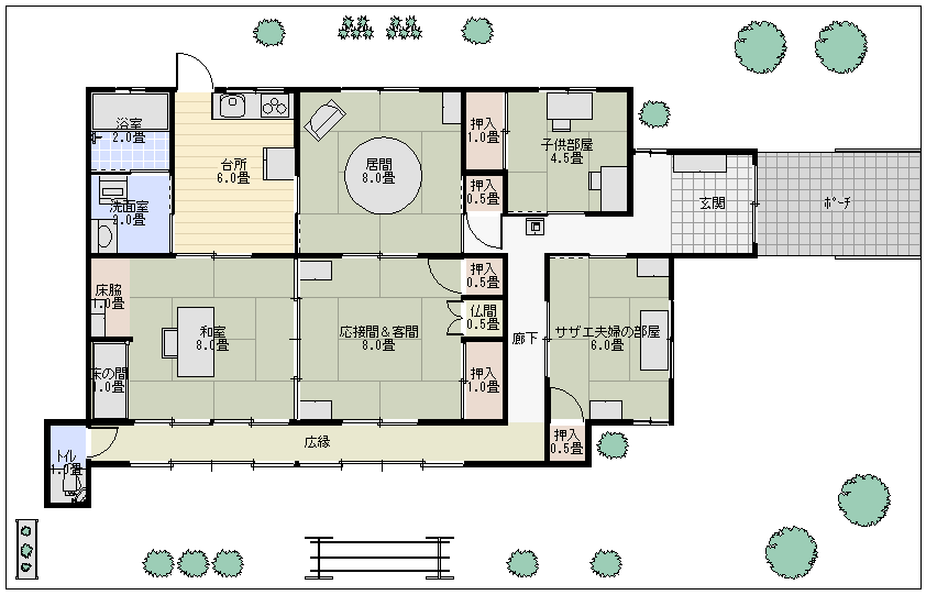 サザエさん 家 見取り図 Htfyl