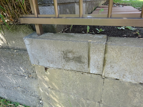 ブロック塀の補修