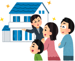 住宅を見に行く